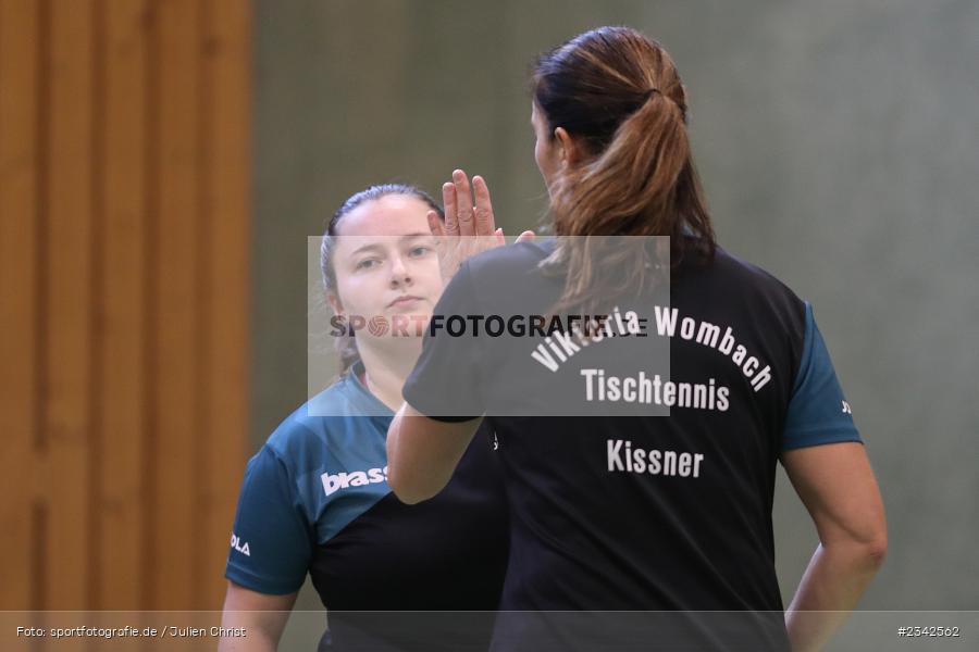 Anna Jansen, Renata Kissner, Vereinsheim, Wombach, 08.10.2022, sport, action, 3. Bundesliga Süd, Tischtennis, Oktober 2022, Saison 2022/2023, TTC 1946 Weinheim II, RV Viktoria Wombach - Bild-ID: 2342562