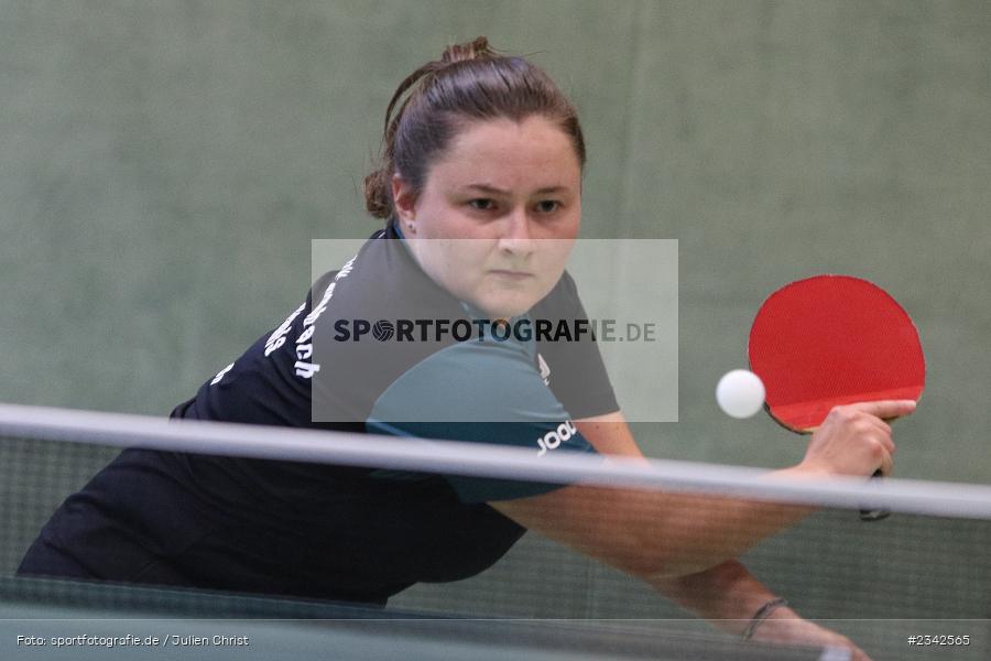 Anna Jansen, Vereinsheim, Wombach, 08.10.2022, sport, action, 3. Bundesliga Süd, Tischtennis, Oktober 2022, Saison 2022/2023, TTC 1946 Weinheim II, RV Viktoria Wombach - Bild-ID: 2342565