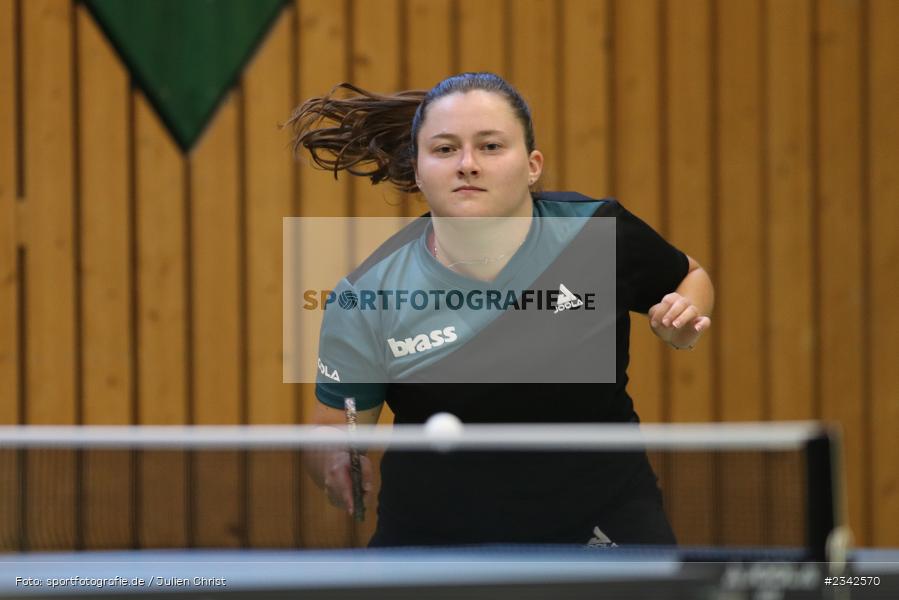Anna Jansen, Vereinsheim, Wombach, 08.10.2022, sport, action, 3. Bundesliga Süd, Tischtennis, Oktober 2022, Saison 2022/2023, TTC 1946 Weinheim II, RV Viktoria Wombach - Bild-ID: 2342570