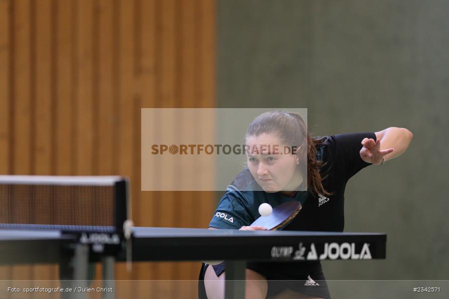 Anna Jansen, Vereinsheim, Wombach, 08.10.2022, sport, action, 3. Bundesliga Süd, Tischtennis, Oktober 2022, Saison 2022/2023, TTC 1946 Weinheim II, RV Viktoria Wombach - Bild-ID: 2342571