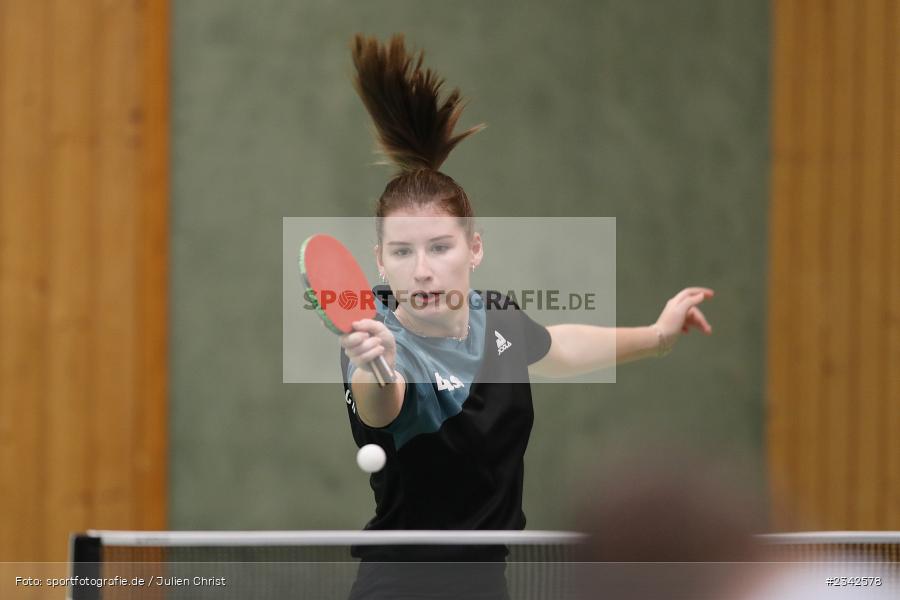 Anna-Luisa Herrmann, Vereinsheim, Wombach, 08.10.2022, sport, action, 3. Bundesliga Süd, Tischtennis, Oktober 2022, Saison 2022/2023, TTC 1946 Weinheim II, RV Viktoria Wombach - Bild-ID: 2342578 Anna-Luisa Herrmann, Vereinsheim, Wombach, 08.10.2022, sport, action, 3. Bundesliga Süd, Tischtennis, Oktober 2022, Saison 2022/2023, TTC 1946 Weinheim II, RV Viktoria Wombach - Bild-ID: 2342578