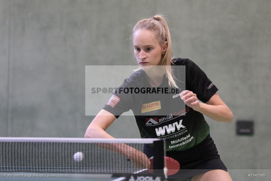 Luisa Säger, Vereinsheim, Wombach, 08.10.2022, sport, action, 3. Bundesliga Süd, Tischtennis, Oktober 2022, Saison 2022/2023, TTC 1946 Weinheim II, RV Viktoria Wombach - Bild-ID: 2342585
