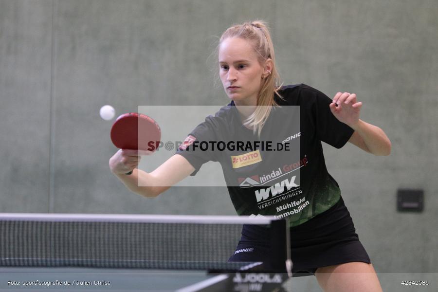 Luisa Säger, Vereinsheim, Wombach, 08.10.2022, sport, action, 3. Bundesliga Süd, Tischtennis, Oktober 2022, Saison 2022/2023, TTC 1946 Weinheim II, RV Viktoria Wombach - Bild-ID: 2342586