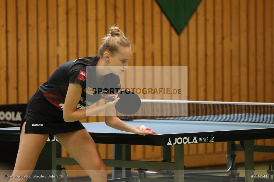 Luisa Säger, Vereinsheim, Wombach, 08.10.2022, sport, action, 3. Bundesliga Süd, Tischtennis, Oktober 2022, Saison 2022/2023, TTC 1946 Weinheim II, RV Viktoria Wombach - Bild-ID: 2342588
