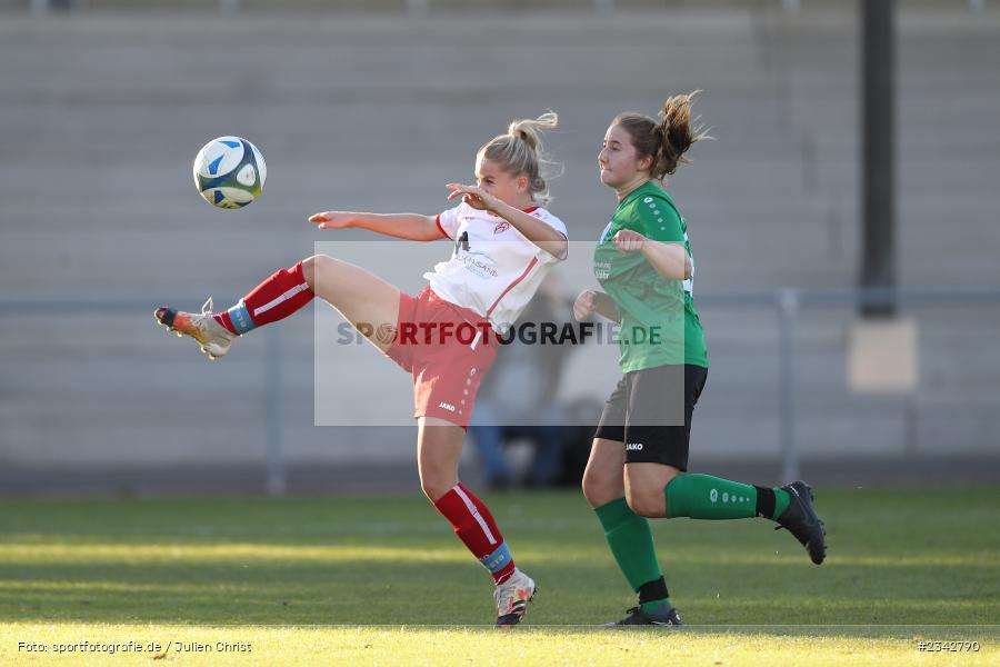 Ela Schlicker, DJK-Stadion, Würzburg, 09.10.2022, sport, action, BFV, Fussball, Oktober 2022, Saison 2022/2023, FWK, DJK, Frauen BOL, FC Würzburger Kickers II, SB DJK Würzburg - Bild-ID: 2342790