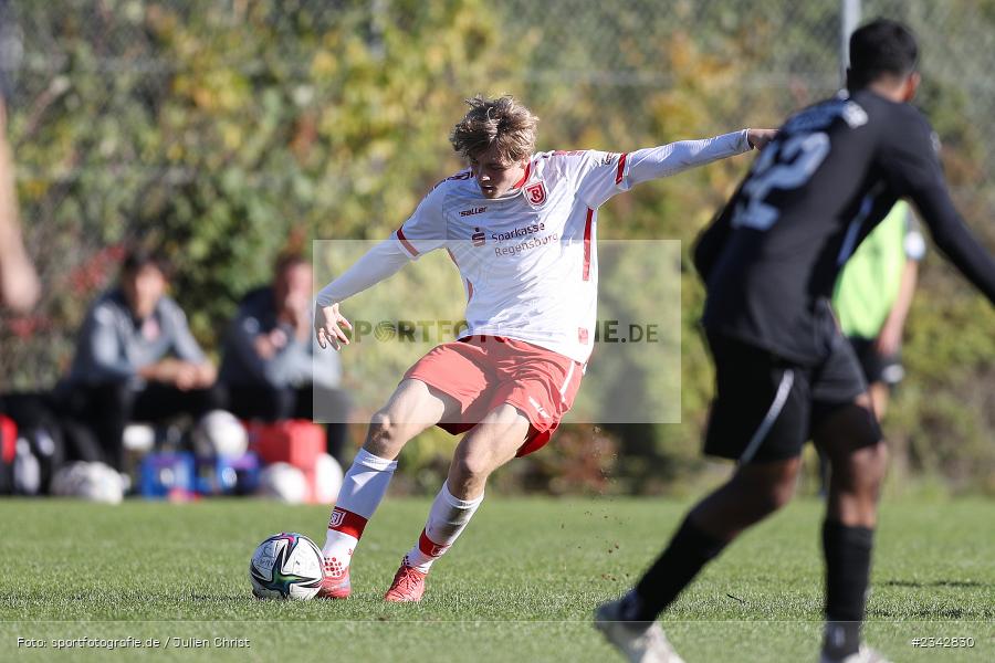 Alexander Nittnaus, KRE Sportpark, Würzburg, 09.10.2022, sport, action, BFV, Fussball, Oktober 2022, Saison 2022/2023, SSV, FWK, A-Junioren, U19 Bayernliga, SSV Jahn Regensburg, FC Würzburger Kickers - Bild-ID: 2342830