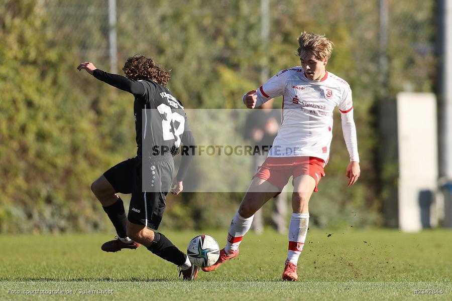 Alexander Nittnaus, KRE Sportpark, Würzburg, 09.10.2022, sport, action, BFV, Fussball, Oktober 2022, Saison 2022/2023, SSV, FWK, A-Junioren, U19 Bayernliga, SSV Jahn Regensburg, FC Würzburger Kickers - Bild-ID: 2342846