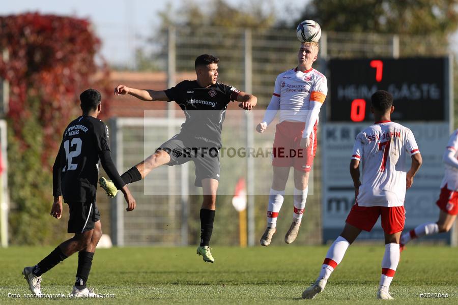Benedikt Greindl, KRE Sportpark, Würzburg, 09.10.2022, sport, action, BFV, Fussball, Oktober 2022, Saison 2022/2023, SSV, FWK, A-Junioren, U19 Bayernliga, SSV Jahn Regensburg, FC Würzburger Kickers - Bild-ID: 2342866