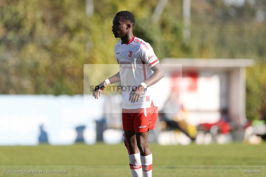 Jason Osei Tutu, KRE Sportpark, Würzburg, 09.10.2022, sport, action, BFV, Fussball, Oktober 2022, Saison 2022/2023, SSV, FWK, A-Junioren, U19 Bayernliga, SSV Jahn Regensburg, FC Würzburger Kickers - Bild-ID: 2342904
