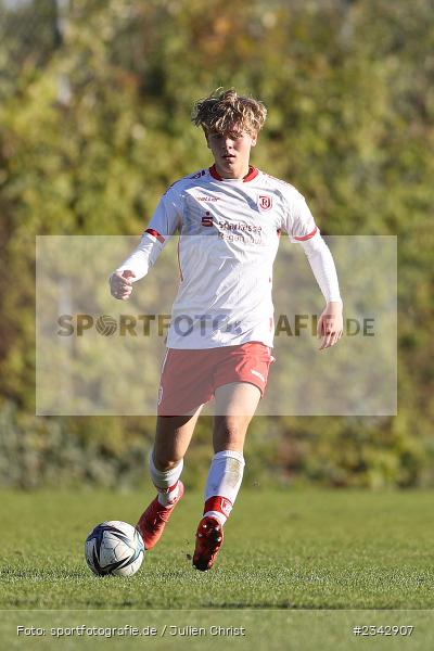 Alexander Nittnaus, KRE Sportpark, Würzburg, 09.10.2022, sport, action, BFV, Fussball, Oktober 2022, Saison 2022/2023, SSV, FWK, A-Junioren, U19 Bayernliga, SSV Jahn Regensburg, FC Würzburger Kickers - Bild-ID: 2342907