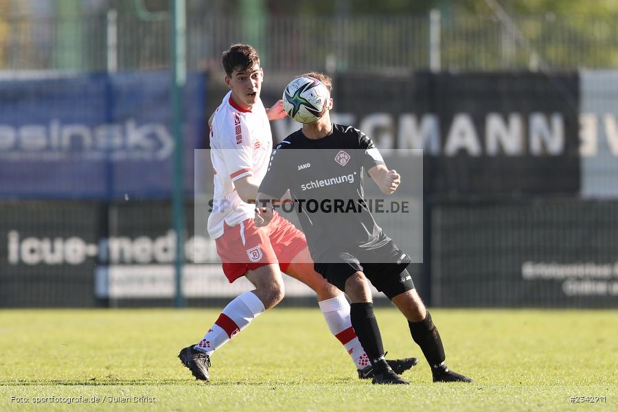 Dennis Deppner, KRE Sportpark, Würzburg, 09.10.2022, sport, action, BFV, Fussball, Oktober 2022, Saison 2022/2023, SSV, FWK, A-Junioren, U19 Bayernliga, SSV Jahn Regensburg, FC Würzburger Kickers - Bild-ID: 2342911
