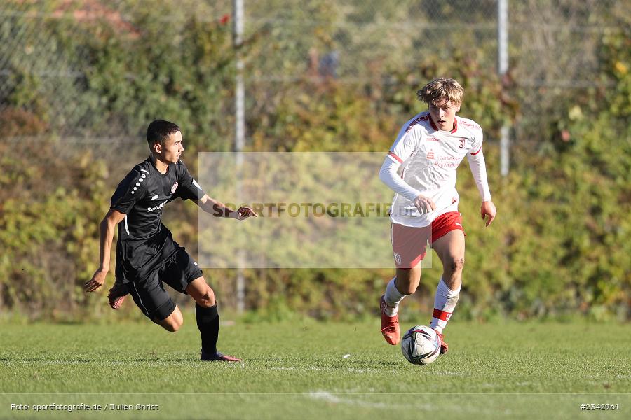 Alexander Nittnaus, KRE Sportpark, Würzburg, 09.10.2022, sport, action, BFV, Fussball, Oktober 2022, Saison 2022/2023, SSV, FWK, A-Junioren, U19 Bayernliga, SSV Jahn Regensburg, FC Würzburger Kickers - Bild-ID: 2342961