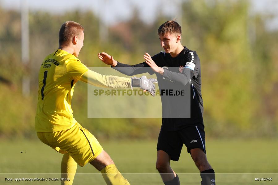 Nick Doktorczyk, KRE Sportpark, Würzburg, 09.10.2022, sport, action, BFV, Fussball, Oktober 2022, Saison 2022/2023, SSV, FWK, A-Junioren, U19 Bayernliga, SSV Jahn Regensburg, FC Würzburger Kickers - Bild-ID: 2342965
