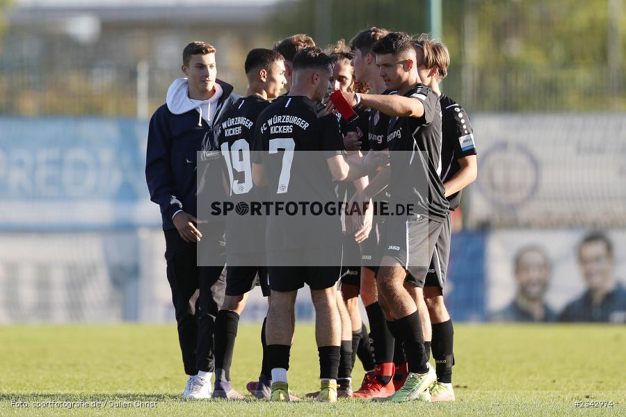 Marcel Fischer, KRE Sportpark, Würzburg, 09.10.2022, sport, action, BFV, Fussball, Oktober 2022, Saison 2022/2023, SSV, FWK, A-Junioren, U19 Bayernliga, SSV Jahn Regensburg, FC Würzburger Kickers - Bild-ID: 2342974
