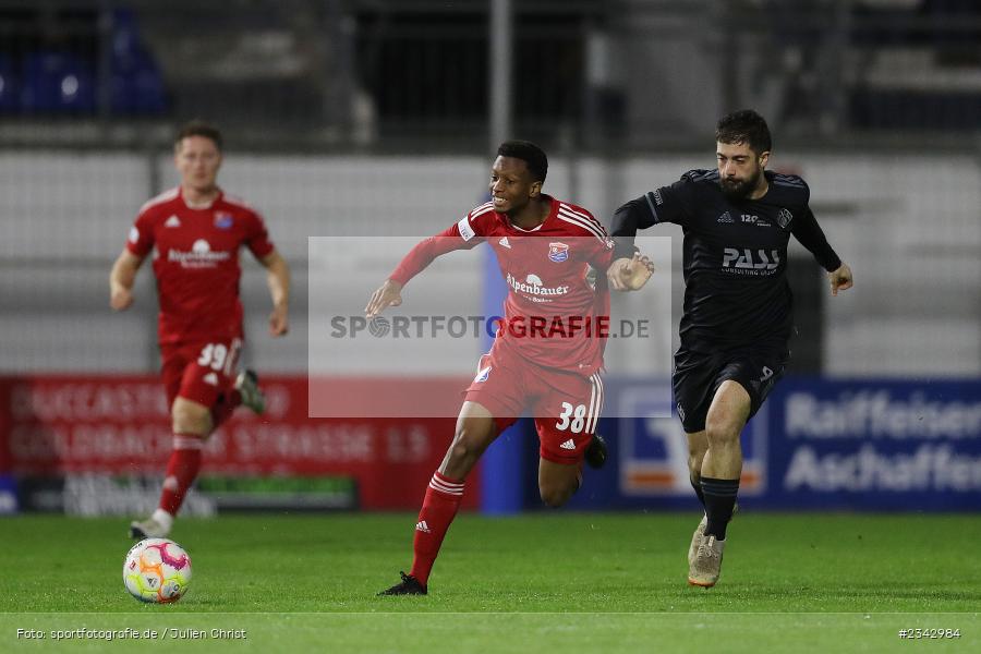 Clay Verkaj, Stadion am Schönbusch, Aschaffenburg, 14.10.2022, sport, action, BFV, Fussball, Oktober 2022, Saison 2022/2023, 17. Spieltag, 4. Liga, RLB, Regionalliga Bayern, UHA, SVA, SpVgg Unterhaching, SV Viktoria Aschaffenburg - Bild-ID: 2342984 Clay Verkaj, Stadion am Schönbusch, Aschaffenburg, 14.10.2022, sport, action, BFV, Fussball, Oktober 2022, Saison 2022/2023, 17. Spieltag, 4. Liga, RLB, Regionalliga Bayern, UHA, SVA, SpVgg Unterhaching, SV Viktoria Aschaffenburg - Bild-ID: 2342984