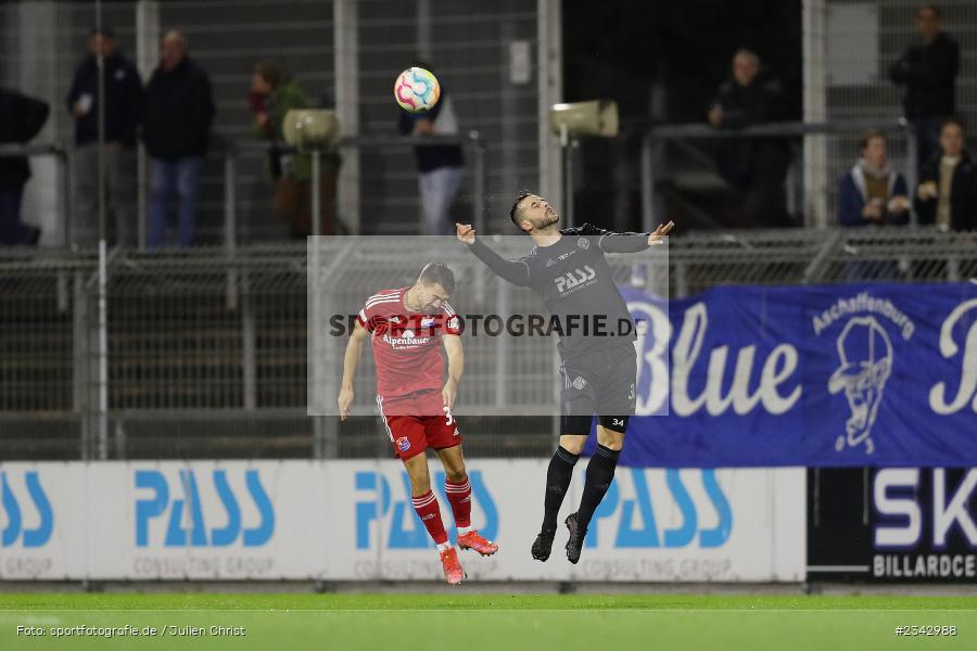 Marco Fritscher, Stadion am Schönbusch, Aschaffenburg, 14.10.2022, sport, action, BFV, Fussball, Oktober 2022, Saison 2022/2023, 17. Spieltag, 4. Liga, RLB, Regionalliga Bayern, UHA, SVA, SpVgg Unterhaching, SV Viktoria Aschaffenburg - Bild-ID: 2342988 Marco Fritscher, Stadion am Schönbusch, Aschaffenburg, 14.10.2022, sport, action, BFV, Fussball, Oktober 2022, Saison 2022/2023, 17. Spieltag, 4. Liga, RLB, Regionalliga Bayern, UHA, SVA, SpVgg Unterhaching, SV Viktoria Aschaffenburg - Bild-ID: 2342988