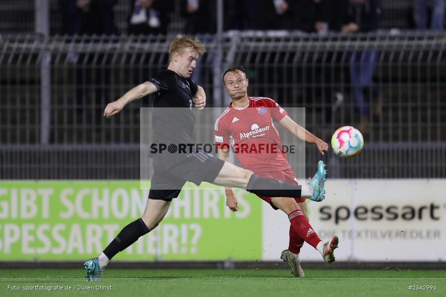 Niclas Anspach, Stadion am Schönbusch, Aschaffenburg, 14.10.2022, sport, action, BFV, Fussball, Oktober 2022, Saison 2022/2023, 17. Spieltag, 4. Liga, RLB, Regionalliga Bayern, UHA, SVA, SpVgg Unterhaching, SV Viktoria Aschaffenburg - Bild-ID: 2342996 Niclas Anspach, Stadion am Schönbusch, Aschaffenburg, 14.10.2022, sport, action, BFV, Fussball, Oktober 2022, Saison 2022/2023, 17. Spieltag, 4. Liga, RLB, Regionalliga Bayern, UHA, SVA, SpVgg Unterhaching, SV Viktoria Aschaffenburg - Bild-ID: 2342996