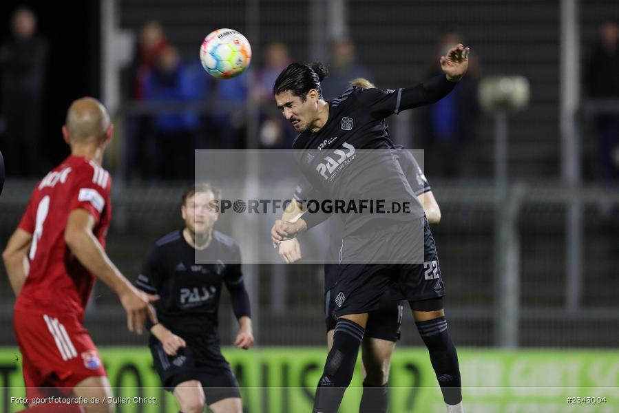 Hamza Boutakhrit, Stadion am Schönbusch, Aschaffenburg, 14.10.2022, sport, action, BFV, Fussball, Oktober 2022, Saison 2022/2023, 17. Spieltag, 4. Liga, RLB, Regionalliga Bayern, UHA, SVA, SpVgg Unterhaching, SV Viktoria Aschaffenburg - Bild-ID: 2343004 Hamza Boutakhrit, Stadion am Schönbusch, Aschaffenburg, 14.10.2022, sport, action, BFV, Fussball, Oktober 2022, Saison 2022/2023, 17. Spieltag, 4. Liga, RLB, Regionalliga Bayern, UHA, SVA, SpVgg Unterhaching, SV Viktoria Aschaffenburg - Bild-ID: 2343004