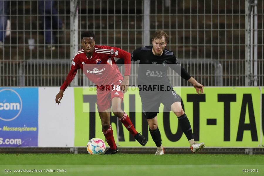 Boipelo Mashigo, Stadion am Schönbusch, Aschaffenburg, 14.10.2022, sport, action, BFV, Fussball, Oktober 2022, Saison 2022/2023, 17. Spieltag, 4. Liga, RLB, Regionalliga Bayern, UHA, SVA, SpVgg Unterhaching, SV Viktoria Aschaffenburg - Bild-ID: 2343012