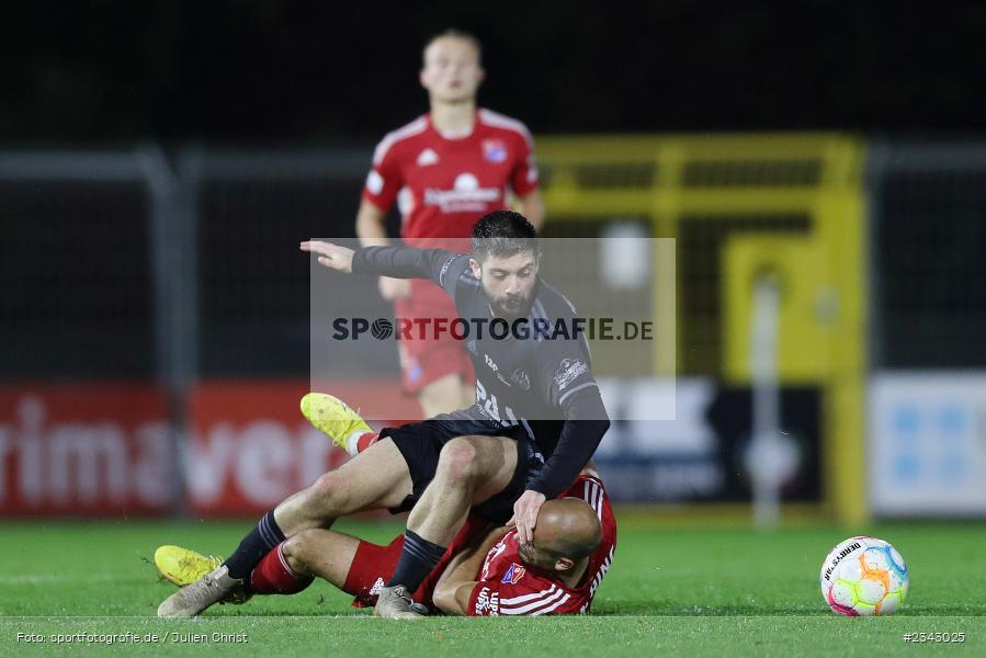 Clay Verkaj, Stadion am Schönbusch, Aschaffenburg, 14.10.2022, sport, action, BFV, Fussball, Oktober 2022, Saison 2022/2023, 17. Spieltag, 4. Liga, RLB, Regionalliga Bayern, UHA, SVA, SpVgg Unterhaching, SV Viktoria Aschaffenburg - Bild-ID: 2343025