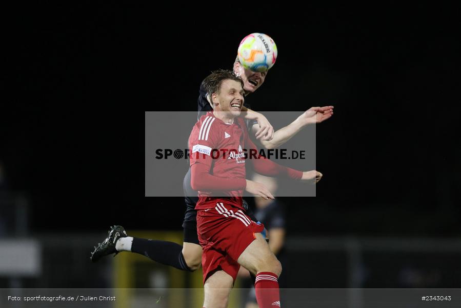 Tom Schulz, Stadion am Schönbusch, Aschaffenburg, 14.10.2022, sport, action, BFV, Fussball, Oktober 2022, Saison 2022/2023, 17. Spieltag, 4. Liga, RLB, Regionalliga Bayern, UHA, SVA, SpVgg Unterhaching, SV Viktoria Aschaffenburg - Bild-ID: 2343043