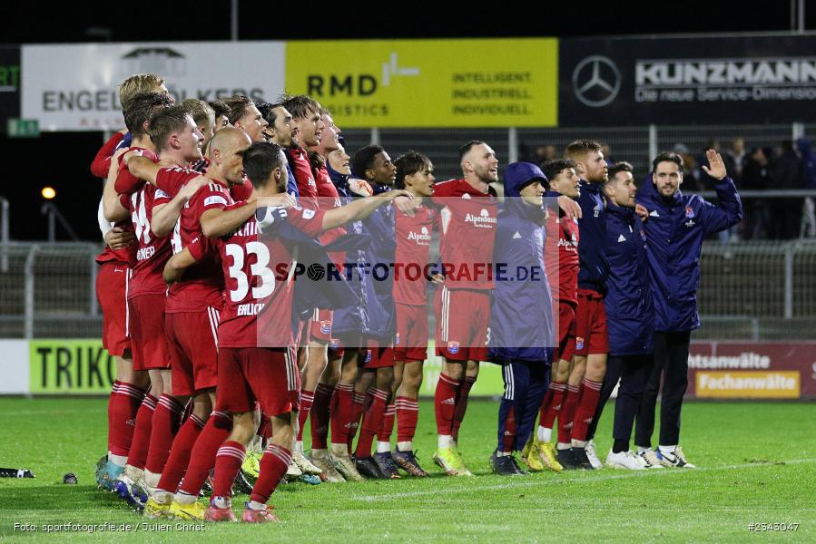 Team, Stadion am Schönbusch, Aschaffenburg, 14.10.2022, sport, action, BFV, Fussball, Oktober 2022, Saison 2022/2023, 17. Spieltag, 4. Liga, RLB, Regionalliga Bayern, UHA, SVA, SpVgg Unterhaching, SV Viktoria Aschaffenburg - Bild-ID: 2343047 Team, Stadion am Schönbusch, Aschaffenburg, 14.10.2022, sport, action, BFV, Fussball, Oktober 2022, Saison 2022/2023, 17. Spieltag, 4. Liga, RLB, Regionalliga Bayern, UHA, SVA, SpVgg Unterhaching, SV Viktoria Aschaffenburg - Bild-ID: 2343047
