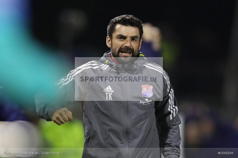 Thomas Kasparetti, Stadion am Schönbusch, Aschaffenburg, 14.10.2022, sport, action, BFV, Fussball, Oktober 2022, Saison 2022/2023, 17. Spieltag, 4. Liga, RLB, Regionalliga Bayern, UHA, SVA, SpVgg Unterhaching, SV Viktoria Aschaffenburg - Bild-ID: 2343069