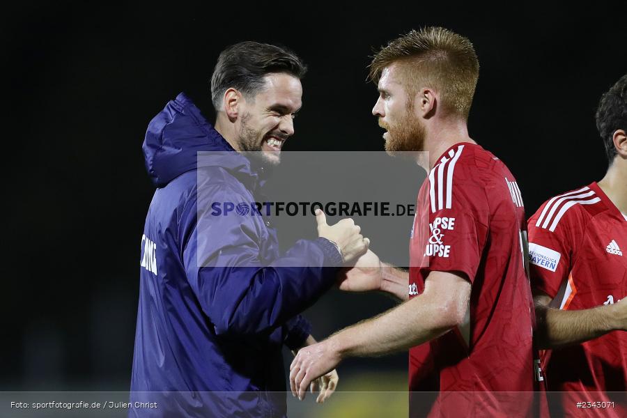 Mathias Fetsch, Stadion am Schönbusch, Aschaffenburg, 14.10.2022, sport, action, BFV, Fussball, Oktober 2022, Saison 2022/2023, 17. Spieltag, 4. Liga, RLB, Regionalliga Bayern, UHA, SVA, SpVgg Unterhaching, SV Viktoria Aschaffenburg - Bild-ID: 2343071