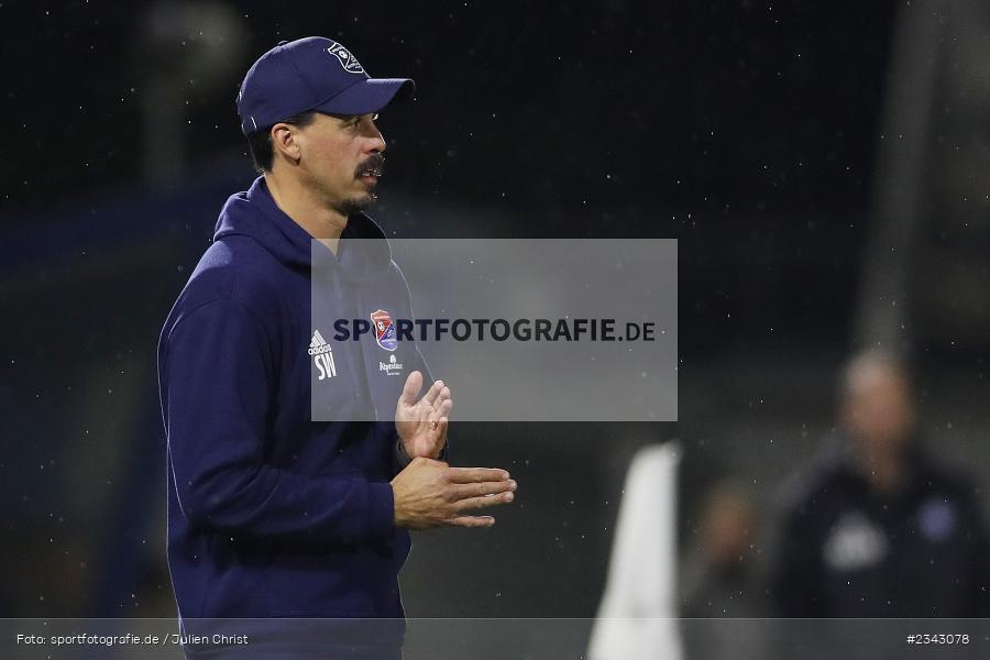 Sandro Wagner, Stadion am Schönbusch, Aschaffenburg, 14.10.2022, sport, action, BFV, Fussball, Oktober 2022, Saison 2022/2023, 17. Spieltag, 4. Liga, RLB, Regionalliga Bayern, UHA, SVA, SpVgg Unterhaching, SV Viktoria Aschaffenburg - Bild-ID: 2343078