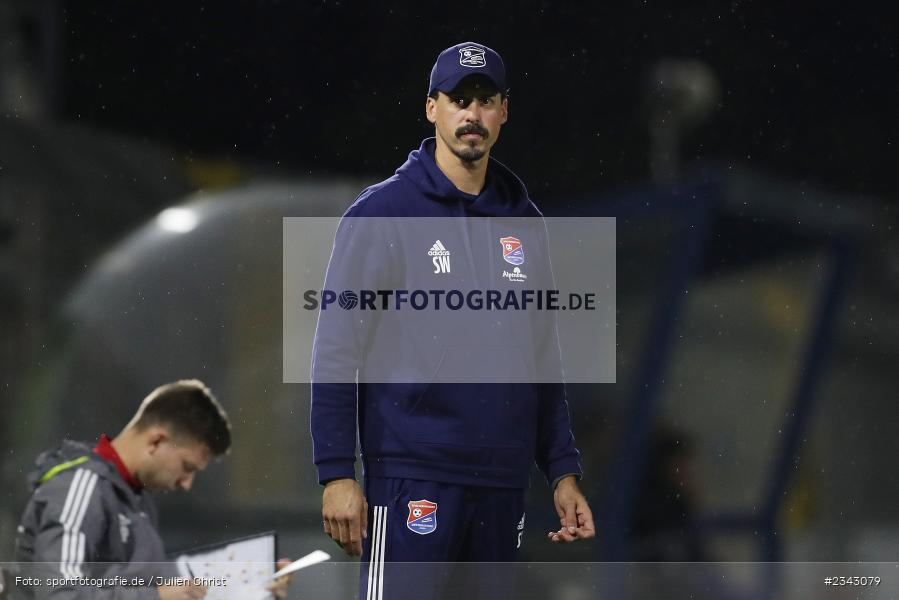 Sandro Wagner, Stadion am Schönbusch, Aschaffenburg, 14.10.2022, sport, action, BFV, Fussball, Oktober 2022, Saison 2022/2023, 17. Spieltag, 4. Liga, RLB, Regionalliga Bayern, UHA, SVA, SpVgg Unterhaching, SV Viktoria Aschaffenburg - Bild-ID: 2343079