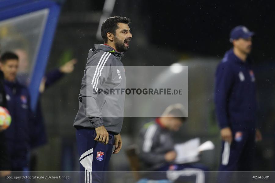 Thomas Kasparetti, Stadion am Schönbusch, Aschaffenburg, 14.10.2022, sport, action, BFV, Fussball, Oktober 2022, Saison 2022/2023, 17. Spieltag, 4. Liga, RLB, Regionalliga Bayern, UHA, SVA, SpVgg Unterhaching, SV Viktoria Aschaffenburg - Bild-ID: 2343081