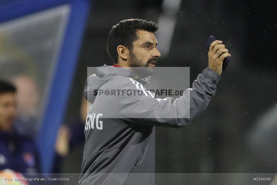 Thomas Kasparetti, Stadion am Schönbusch, Aschaffenburg, 14.10.2022, sport, action, BFV, Fussball, Oktober 2022, Saison 2022/2023, 17. Spieltag, 4. Liga, RLB, Regionalliga Bayern, UHA, SVA, SpVgg Unterhaching, SV Viktoria Aschaffenburg - Bild-ID: 2343082