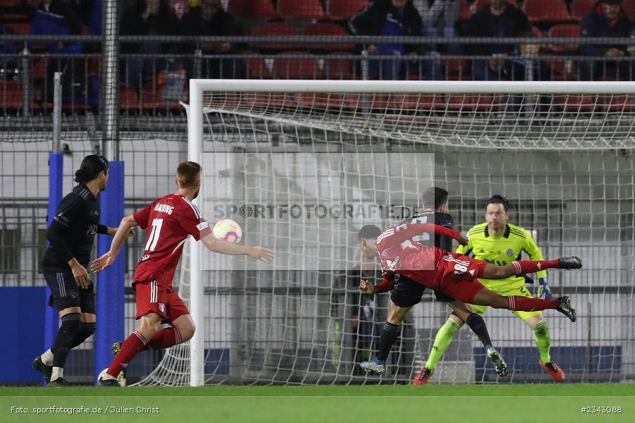 Boipelo Mashigo, Stadion am Schönbusch, Aschaffenburg, 14.10.2022, sport, action, BFV, Fussball, Oktober 2022, Saison 2022/2023, 17. Spieltag, 4. Liga, RLB, Regionalliga Bayern, UHA, SVA, SpVgg Unterhaching, SV Viktoria Aschaffenburg - Bild-ID: 2343088