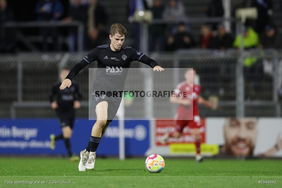 Florian Pieper, Stadion am Schönbusch, Aschaffenburg, 14.10.2022, sport, action, BFV, Fussball, Oktober 2022, Saison 2022/2023, 17. Spieltag, 4. Liga, RLB, Regionalliga Bayern, UHA, SVA, SpVgg Unterhaching, SV Viktoria Aschaffenburg - Bild-ID: 2343092 Florian Pieper, Stadion am Schönbusch, Aschaffenburg, 14.10.2022, sport, action, BFV, Fussball, Oktober 2022, Saison 2022/2023, 17. Spieltag, 4. Liga, RLB, Regionalliga Bayern, UHA, SVA, SpVgg Unterhaching, SV Viktoria Aschaffenburg - Bild-ID: 2343092