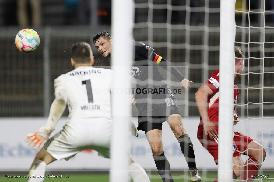 Daniel Cheron, Stadion am Schönbusch, Aschaffenburg, 14.10.2022, sport, action, BFV, Fussball, Oktober 2022, Saison 2022/2023, 17. Spieltag, 4. Liga, RLB, Regionalliga Bayern, UHA, SVA, SpVgg Unterhaching, SV Viktoria Aschaffenburg - Bild-ID: 2343095 Daniel Cheron, Stadion am Schönbusch, Aschaffenburg, 14.10.2022, sport, action, BFV, Fussball, Oktober 2022, Saison 2022/2023, 17. Spieltag, 4. Liga, RLB, Regionalliga Bayern, UHA, SVA, SpVgg Unterhaching, SV Viktoria Aschaffenburg - Bild-ID: 2343095