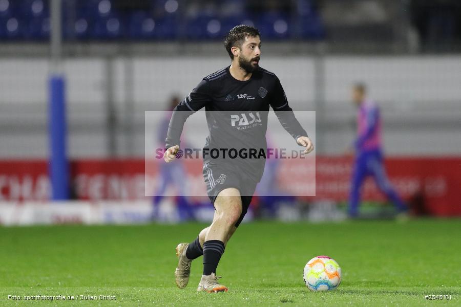 Clay Verkaj, Stadion am Schönbusch, Aschaffenburg, 14.10.2022, sport, action, BFV, Fussball, Oktober 2022, Saison 2022/2023, 17. Spieltag, 4. Liga, RLB, Regionalliga Bayern, UHA, SVA, SpVgg Unterhaching, SV Viktoria Aschaffenburg - Bild-ID: 2343101 Clay Verkaj, Stadion am Schönbusch, Aschaffenburg, 14.10.2022, sport, action, BFV, Fussball, Oktober 2022, Saison 2022/2023, 17. Spieltag, 4. Liga, RLB, Regionalliga Bayern, UHA, SVA, SpVgg Unterhaching, SV Viktoria Aschaffenburg - Bild-ID: 2343101