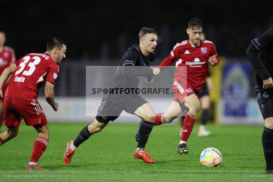 Alexandru Paraschiv, Stadion am Schönbusch, Aschaffenburg, 14.10.2022, sport, action, BFV, Fussball, Oktober 2022, Saison 2022/2023, 17. Spieltag, 4. Liga, RLB, Regionalliga Bayern, UHA, SVA, SpVgg Unterhaching, SV Viktoria Aschaffenburg - Bild-ID: 2343102 Alexandru Paraschiv, Stadion am Schönbusch, Aschaffenburg, 14.10.2022, sport, action, BFV, Fussball, Oktober 2022, Saison 2022/2023, 17. Spieltag, 4. Liga, RLB, Regionalliga Bayern, UHA, SVA, SpVgg Unterhaching, SV Viktoria Aschaffenburg - Bild-ID: 2343102