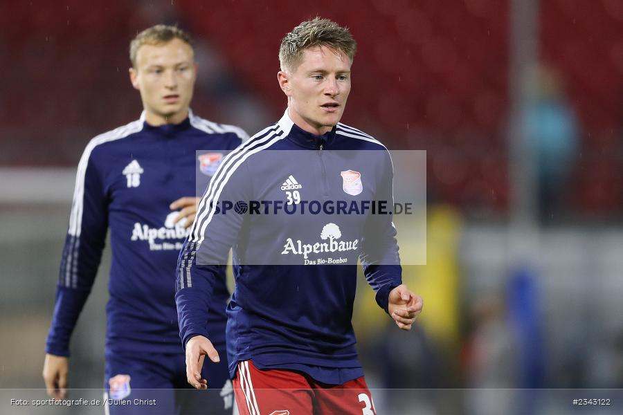 Dennis Waidner, Stadion am Schönbusch, Aschaffenburg, 14.10.2022, sport, action, BFV, Fussball, Oktober 2022, Saison 2022/2023, 17. Spieltag, 4. Liga, RLB, Regionalliga Bayern, UHA, SVA, SpVgg Unterhaching, SV Viktoria Aschaffenburg - Bild-ID: 2343122