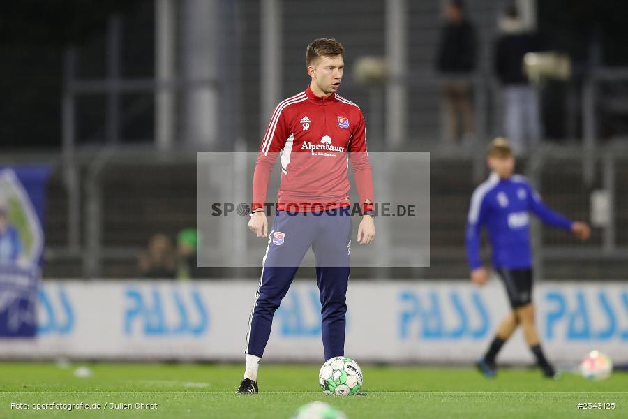 Sven Palinkasch, Stadion am Schönbusch, Aschaffenburg, 14.10.2022, sport, action, BFV, Fussball, Oktober 2022, Saison 2022/2023, 17. Spieltag, 4. Liga, RLB, Regionalliga Bayern, UHA, SVA, SpVgg Unterhaching, SV Viktoria Aschaffenburg - Bild-ID: 2343125