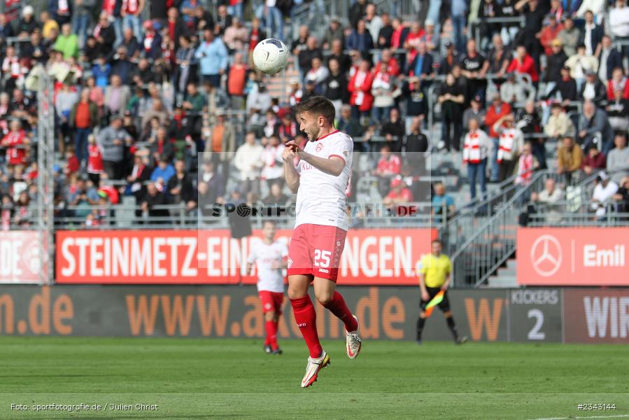 Dominik Meisel, FLYERALARM Arena, Würzburg, 15.10.2022, sport, action, BFV, Fussball, Oktober 2022, Saison 2022/2023, 17. Spieltag, 4. Liga, RLB, Regionalliga Bayern, SGF, FWK, SpVgg Greuther Fürth II, FC Würzburger Kickers - Bild-ID: 2343144