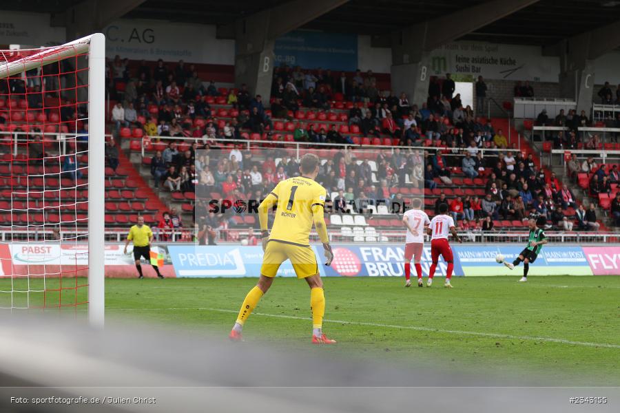 Marc Richter, FLYERALARM Arena, Würzburg, 15.10.2022, sport, action, BFV, Fussball, Oktober 2022, Saison 2022/2023, 17. Spieltag, 4. Liga, RLB, Regionalliga Bayern, SGF, FWK, SpVgg Greuther Fürth II, FC Würzburger Kickers - Bild-ID: 2343155