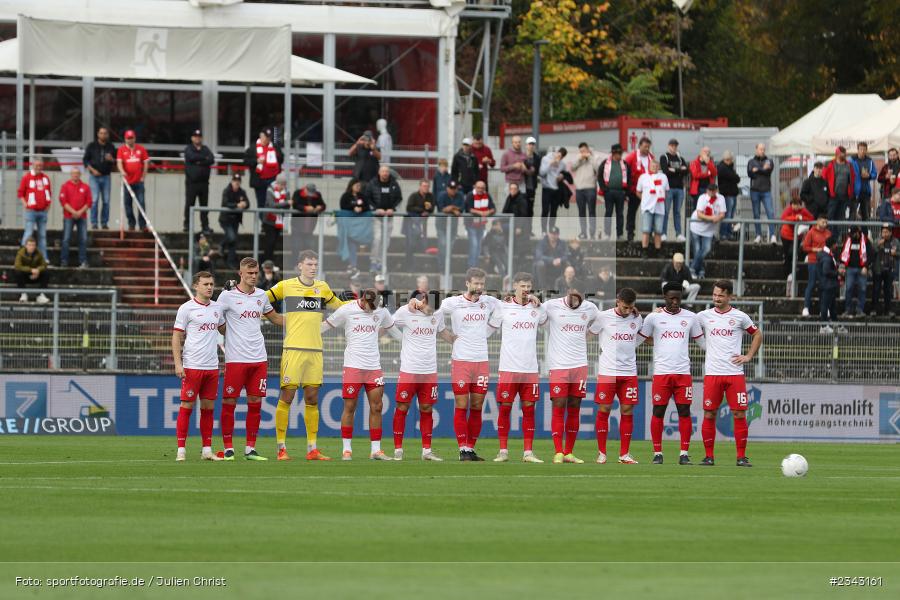 Team, FLYERALARM Arena, Würzburg, 15.10.2022, sport, action, BFV, Fussball, Oktober 2022, Saison 2022/2023, 17. Spieltag, 4. Liga, RLB, Regionalliga Bayern, SGF, FWK, SpVgg Greuther Fürth II, FC Würzburger Kickers - Bild-ID: 2343161