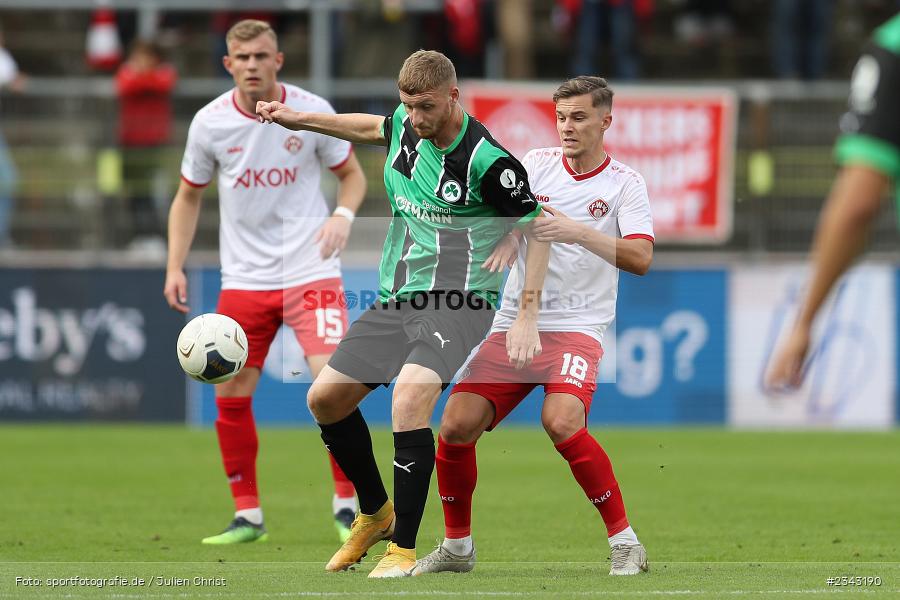 David Ismail, FLYERALARM Arena, Würzburg, 15.10.2022, sport, action, BFV, Fussball, Oktober 2022, Saison 2022/2023, 17. Spieltag, 4. Liga, RLB, Regionalliga Bayern, SGF, FWK, SpVgg Greuther Fürth II, FC Würzburger Kickers - Bild-ID: 2343190