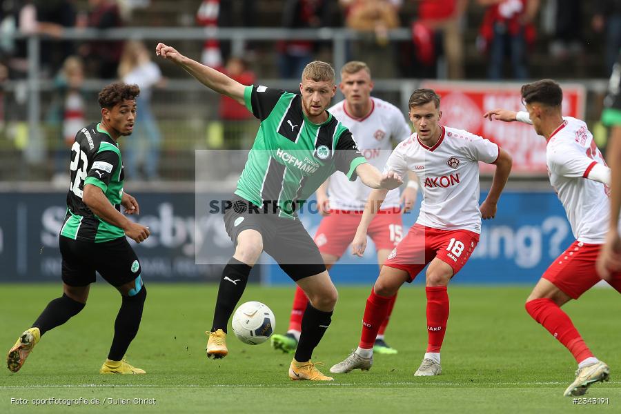 David Ismail, FLYERALARM Arena, Würzburg, 15.10.2022, sport, action, BFV, Fussball, Oktober 2022, Saison 2022/2023, 17. Spieltag, 4. Liga, RLB, Regionalliga Bayern, SGF, FWK, SpVgg Greuther Fürth II, FC Würzburger Kickers - Bild-ID: 2343191