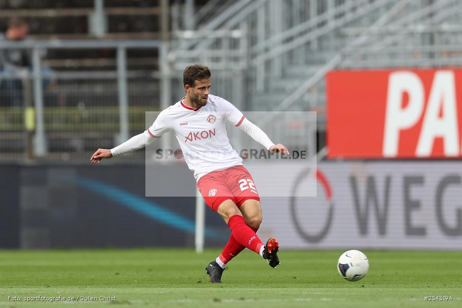 Daniel Hägele, FLYERALARM Arena, Würzburg, 15.10.2022, sport, action, BFV, Fussball, Oktober 2022, Saison 2022/2023, 17. Spieltag, 4. Liga, RLB, Regionalliga Bayern, SGF, FWK, SpVgg Greuther Fürth II, FC Würzburger Kickers - Bild-ID: 2343194