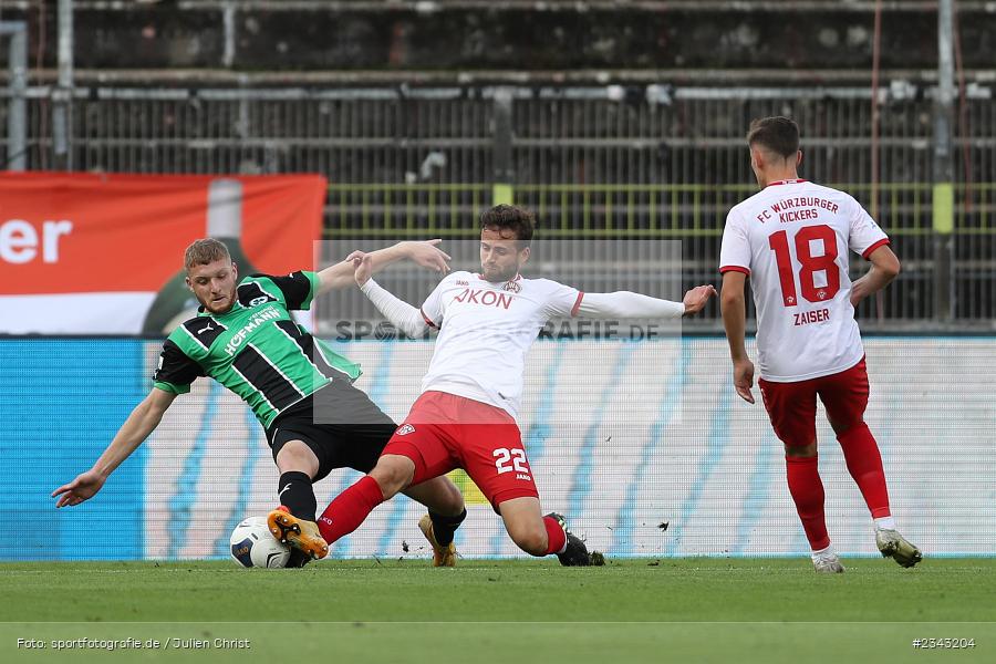 David Ismail, FLYERALARM Arena, Würzburg, 15.10.2022, sport, action, BFV, Fussball, Oktober 2022, Saison 2022/2023, 17. Spieltag, 4. Liga, RLB, Regionalliga Bayern, SGF, FWK, SpVgg Greuther Fürth II, FC Würzburger Kickers - Bild-ID: 2343204