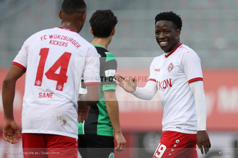 Benjika Caciel, FLYERALARM Arena, Würzburg, 15.10.2022, sport, action, BFV, Fussball, Oktober 2022, Saison 2022/2023, 17. Spieltag, 4. Liga, RLB, Regionalliga Bayern, SGF, FWK, SpVgg Greuther Fürth II, FC Würzburger Kickers - Bild-ID: 2343212