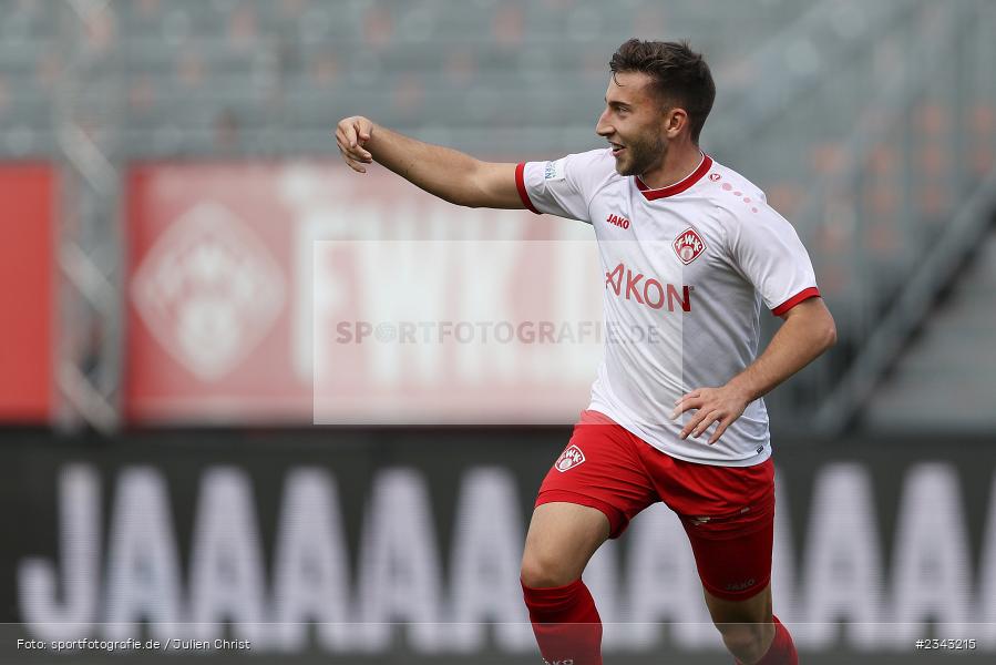 Dominik Meisel, FLYERALARM Arena, Würzburg, 15.10.2022, sport, action, BFV, Fussball, Oktober 2022, Saison 2022/2023, 17. Spieltag, 4. Liga, RLB, Regionalliga Bayern, SGF, FWK, SpVgg Greuther Fürth II, FC Würzburger Kickers - Bild-ID: 2343215