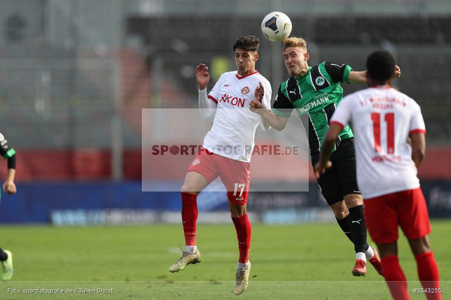 Robin Littig, FLYERALARM Arena, Würzburg, 15.10.2022, sport, action, BFV, Fussball, Oktober 2022, Saison 2022/2023, 17. Spieltag, 4. Liga, RLB, Regionalliga Bayern, SGF, FWK, SpVgg Greuther Fürth II, FC Würzburger Kickers - Bild-ID: 2343255