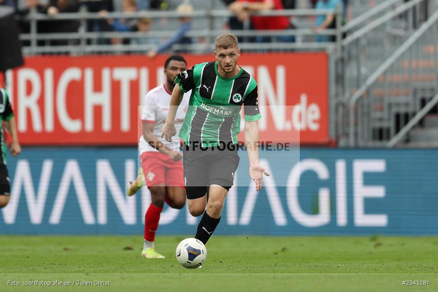 David Ismail, FLYERALARM Arena, Würzburg, 15.10.2022, sport, action, BFV, Fussball, Oktober 2022, Saison 2022/2023, 17. Spieltag, 4. Liga, RLB, Regionalliga Bayern, SGF, FWK, SpVgg Greuther Fürth II, FC Würzburger Kickers - Bild-ID: 2343281